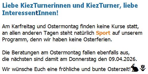 Osterzeit 2026